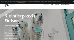 Desktop Screenshot of kleintierpraxis-etelsen.de